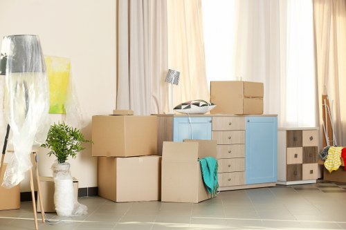 Commercial moving team planning a business relocation in Kentish Town