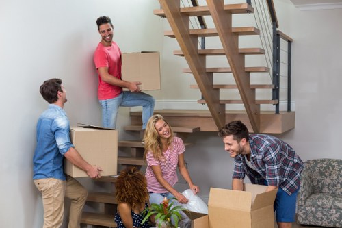 Local removal team handling a move in Kentish Town