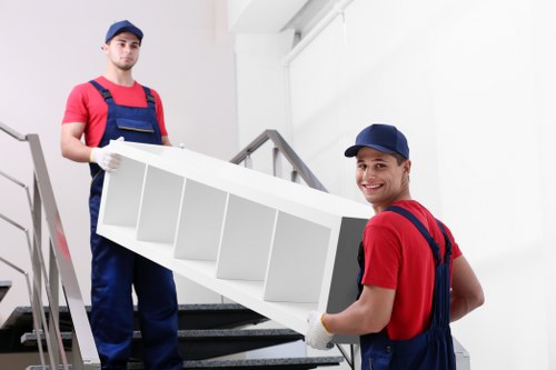 Furniture being handled carefully during a Kentish Town removal