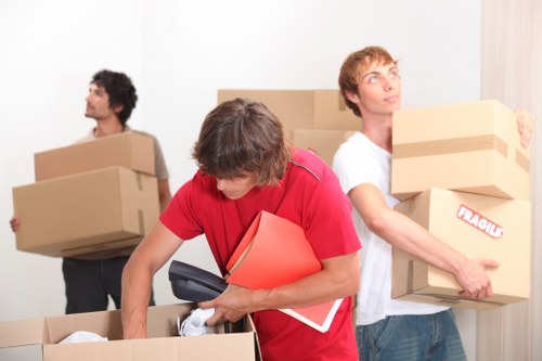 Kentish Town Movers team beginning a careful home move