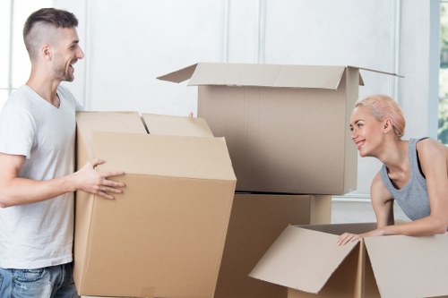 Low-carbon moving van used for an eco-friendly relocation