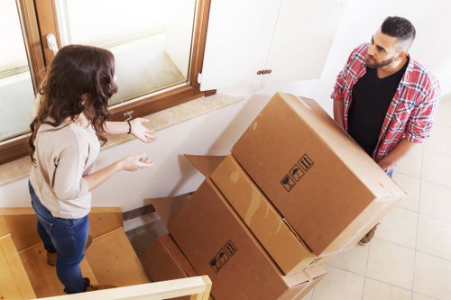 Kentish Town office moving team managing access and parking challenges